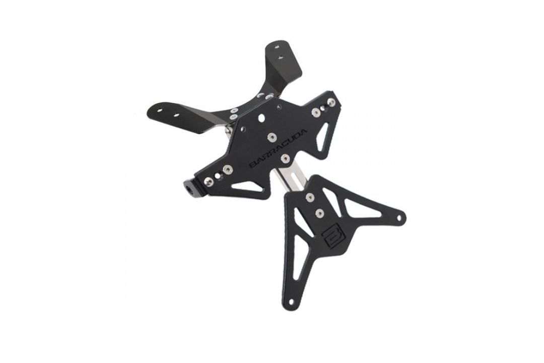 Soporte de matrícula Barracuda para Kawasaki ER6-N 2009-2011