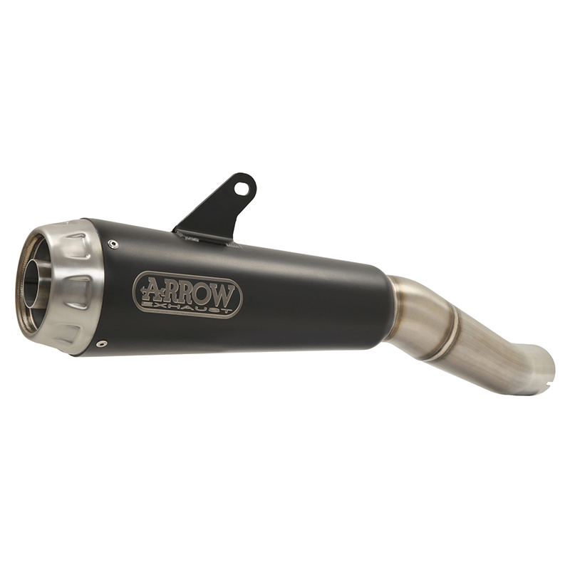 Escape ARROW PRO-RACE para Yamaha Tracer 700 2020-, acero inoxidable negro (Solo con colector ARROW)
