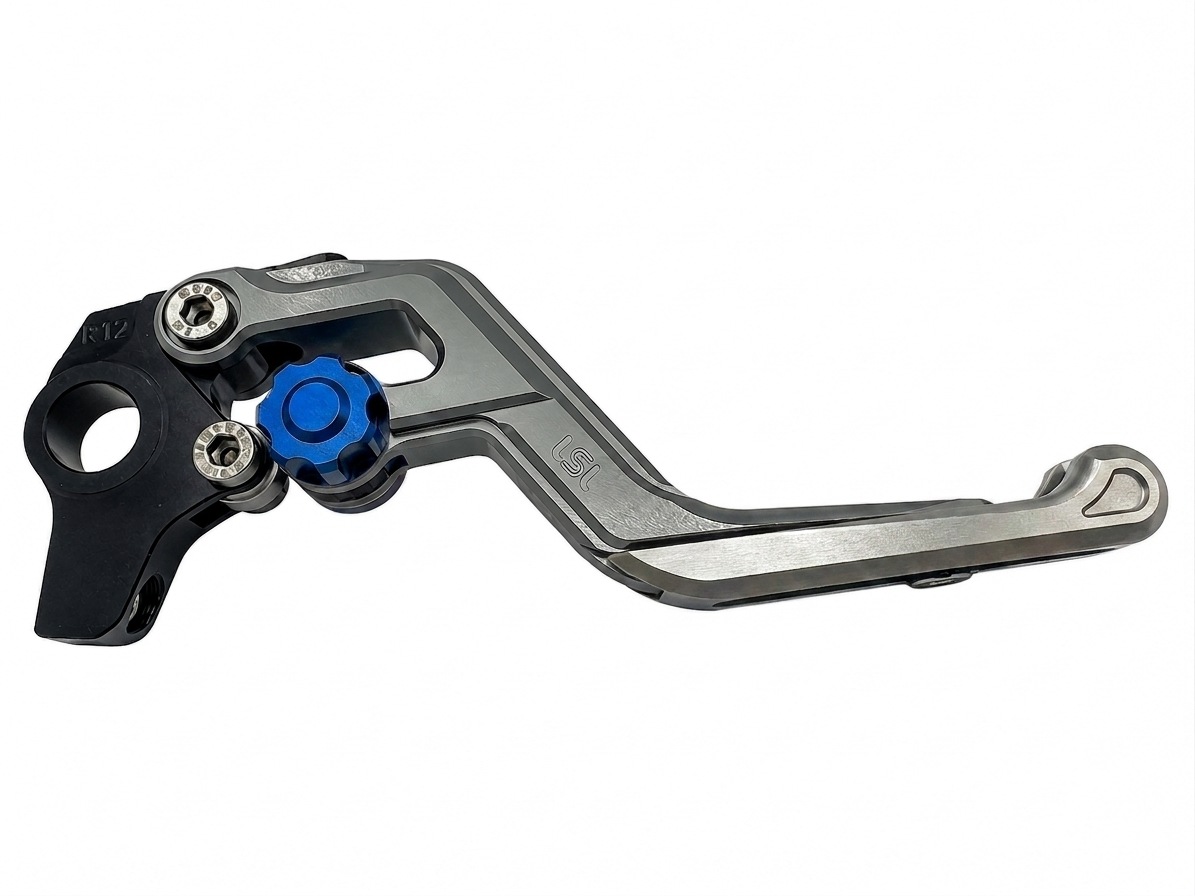 Maneta de freno LSL ERGONIA R39R Plata/Azul/Plata