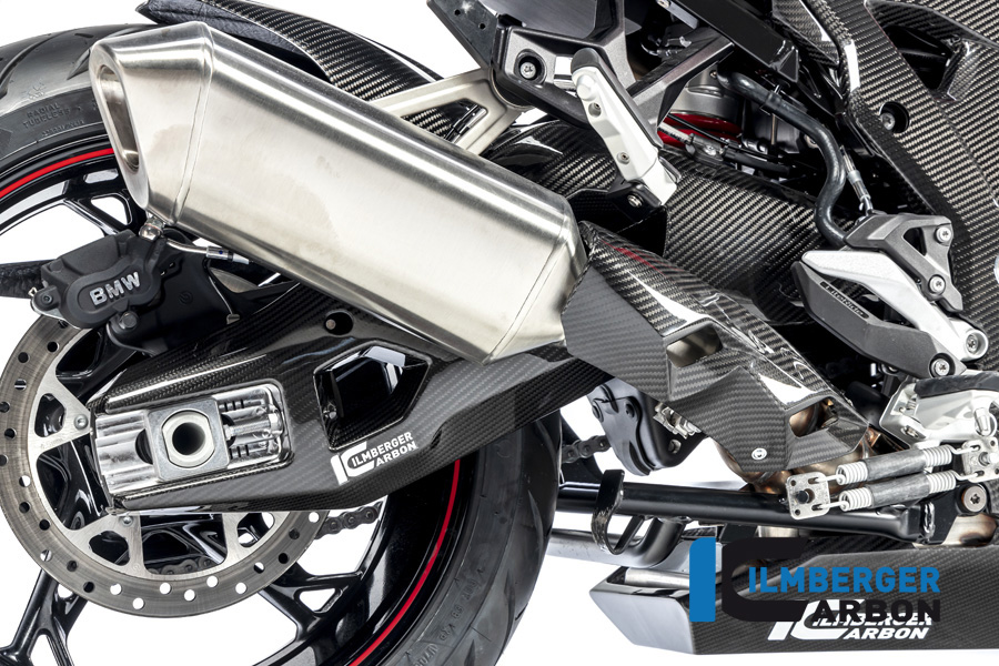 Ilmberger Cubierta de basculante de carbono lado derecho, brillante, BMW S1000XR 2020- M1000XR 2024-