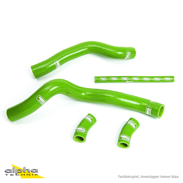Kit de mangueras de silicona SAMCO SPORT verde para Suzuki TL1000S año modelo 1998-2001