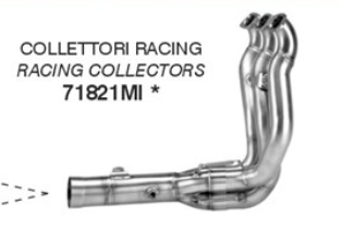 ARROW Racing Krümmer Edelstahl für Yamaha YZF R3, 2025-