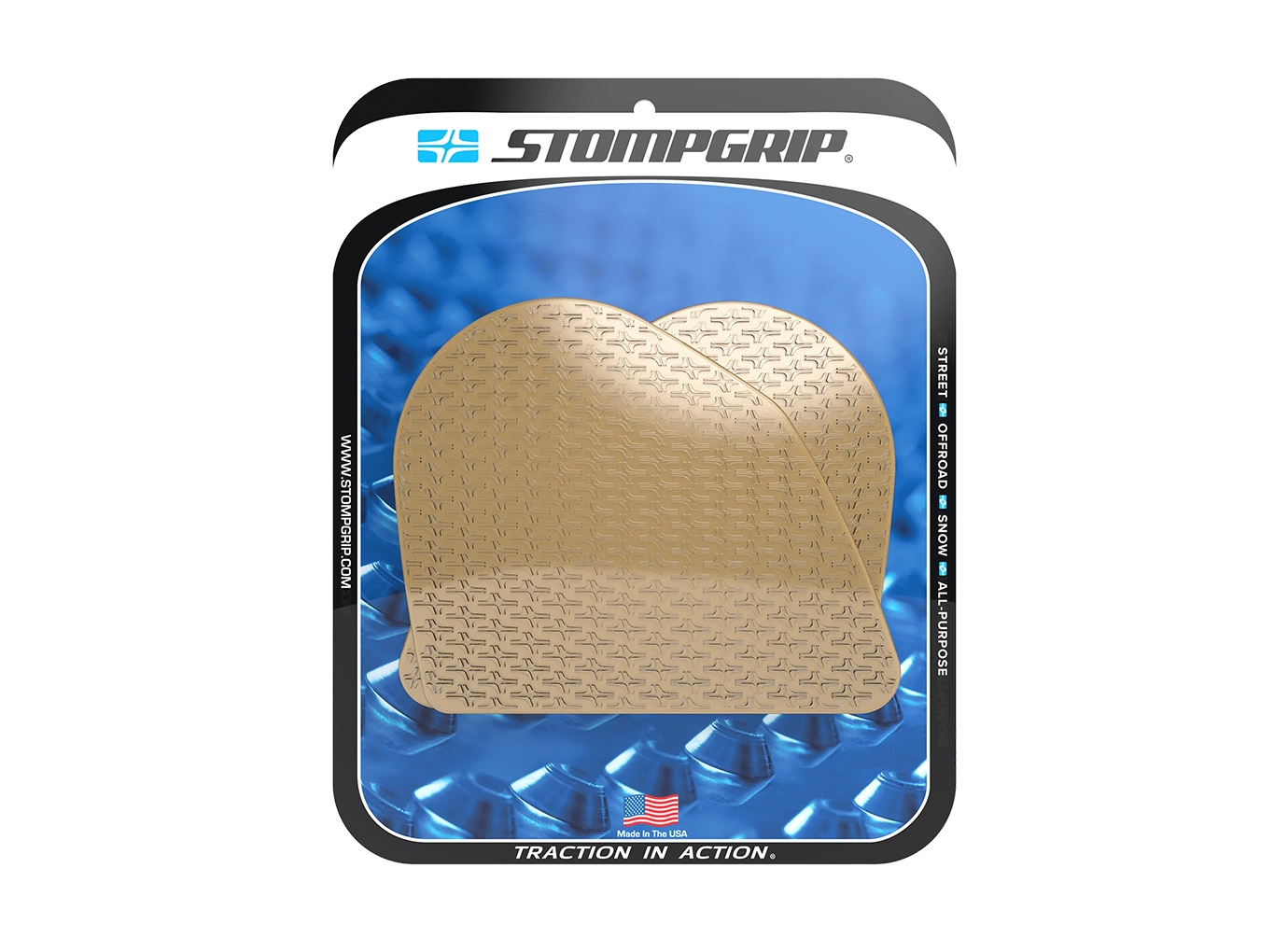 Stompgrip depósito de gasolina Pad negro, Icon, Kit depósito de gasolina Streetbike para Ducati Desert X, 2022-2025