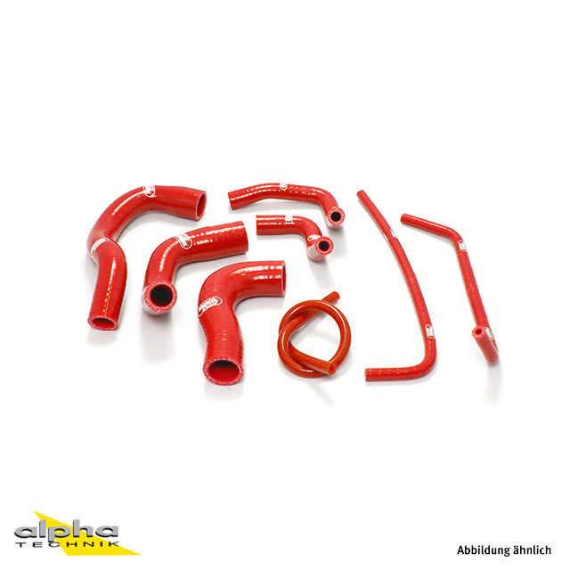 Kit de mangueras de silicona SAMCO SPORT rojo para Yamaha MT-09 Tracer/XSR900