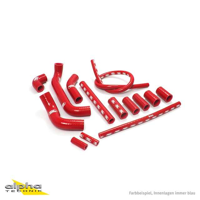 Kit de mangueras de silicona SAMCO SPORT 1 en rojo para Bimota SB6 a partir del año de modelo 1996-