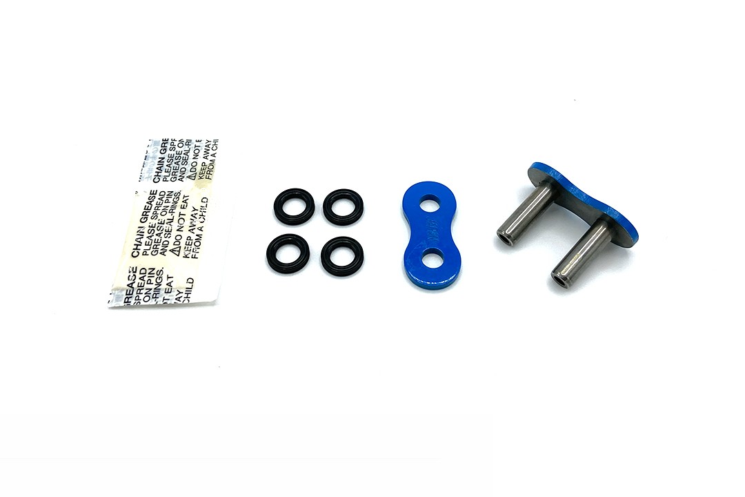 Cadena Enuma EK, cierre de remache hueco EK 525 MVXZ2 azul