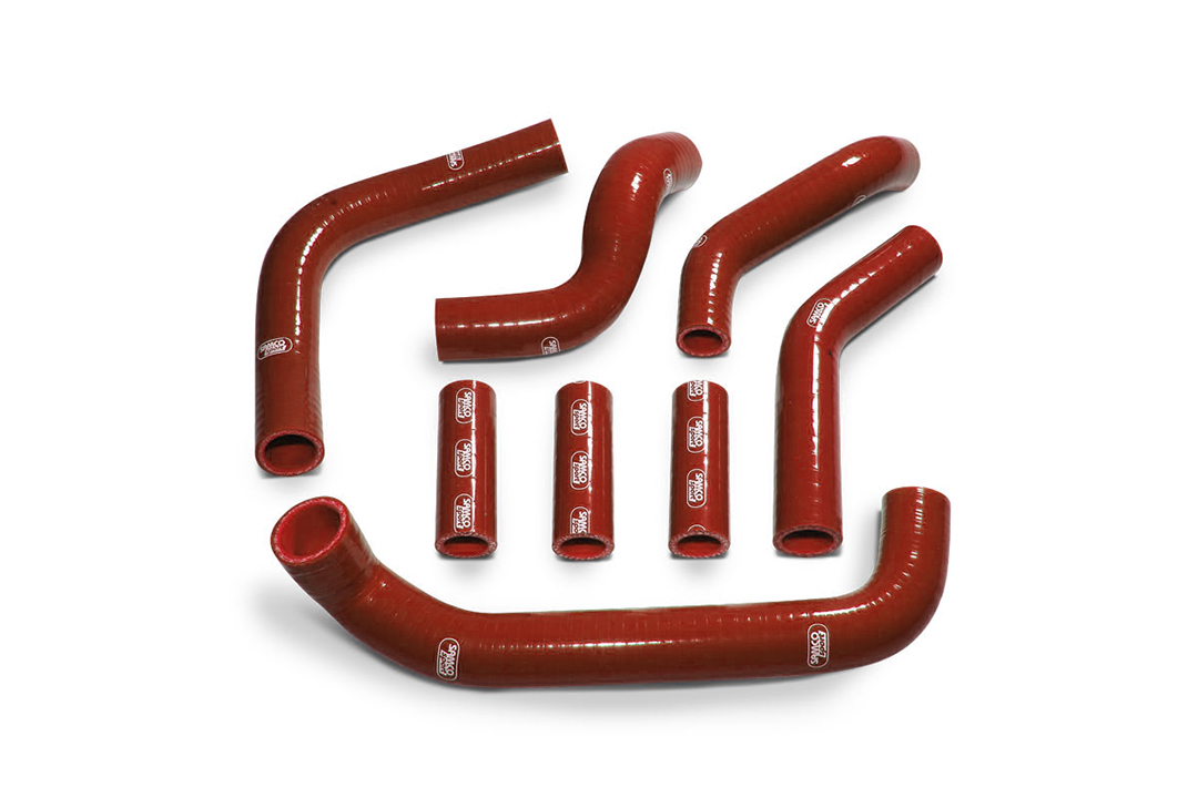 SAMCO SPORT Kit de mangueras de silicona rojo viper para Suzuki GSXR750W GSXR1100W años 1992-1998