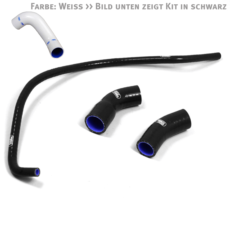 Kit de mangueras de silicona SAMCO SPORT blanco para Yamaha MT10 / YZF-R1M año del modelo 2015-2024