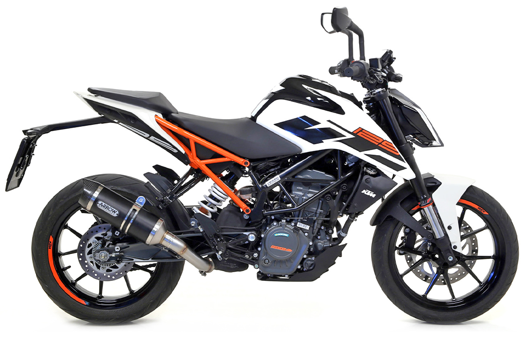 Escape ARROW DARK THUNDER Aluminio para KTM 125RC / 390RC / 125 DUKE / 390 DUKE 2017-2020