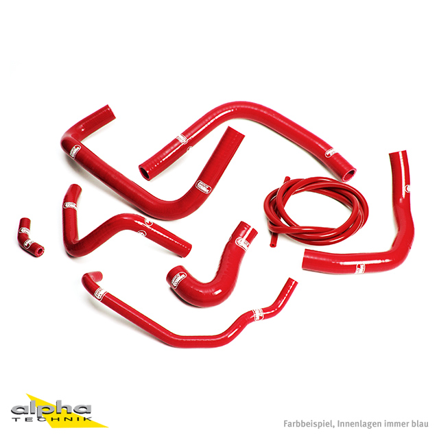 Kit de mangueras de silicona SAMCO SPORT rojo para Honda CBR900RR año modelo 1996-1997