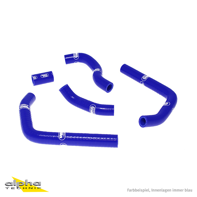 SAMCO SPORT Kit de mangueras de silicona azul para Honda CR125R año del modelo 2005-2012