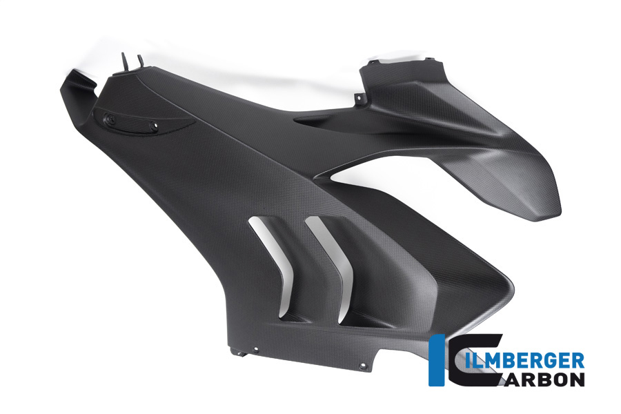 Ilmberger Carbon Panel lateral de carenado lado izquierdo mate Panigale V4 R