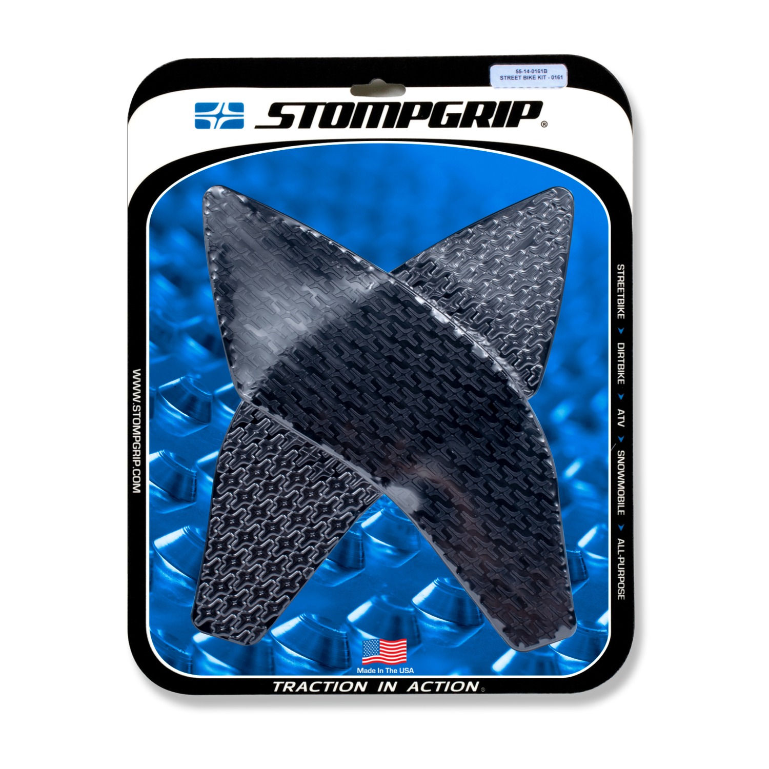 Almohadillas de tracción Stompgrip negras, para Honda CB300R / CB(R)650R, 2019-2025