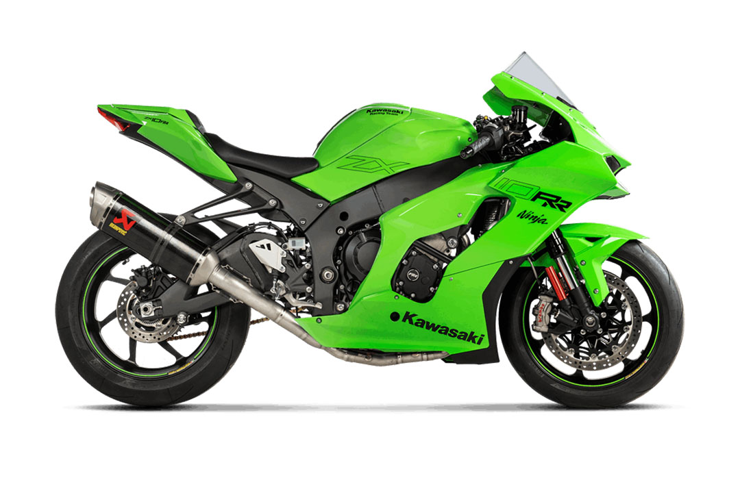 Akrapovic Evolution Line (Carbon) sistema de escape para Kawasaki Ninja ZX-10R y ZX-10RR a partir del año de modelo 2021-