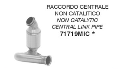 Tubo de sustitución de catalizador ARROW Racing para CF Moto 800 MT, 800 MT-X, 2025- , sin catalizador