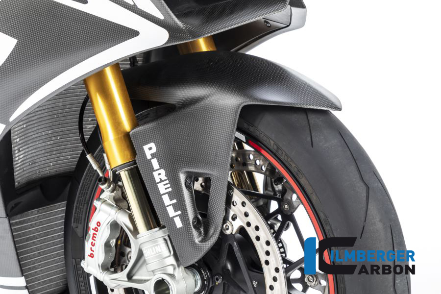 Guardabarros de carbono Ilmberger anterior, delanteroe mate para Ducati Panigale V4 / V4S / V2 y Streetfighter V4 / V2