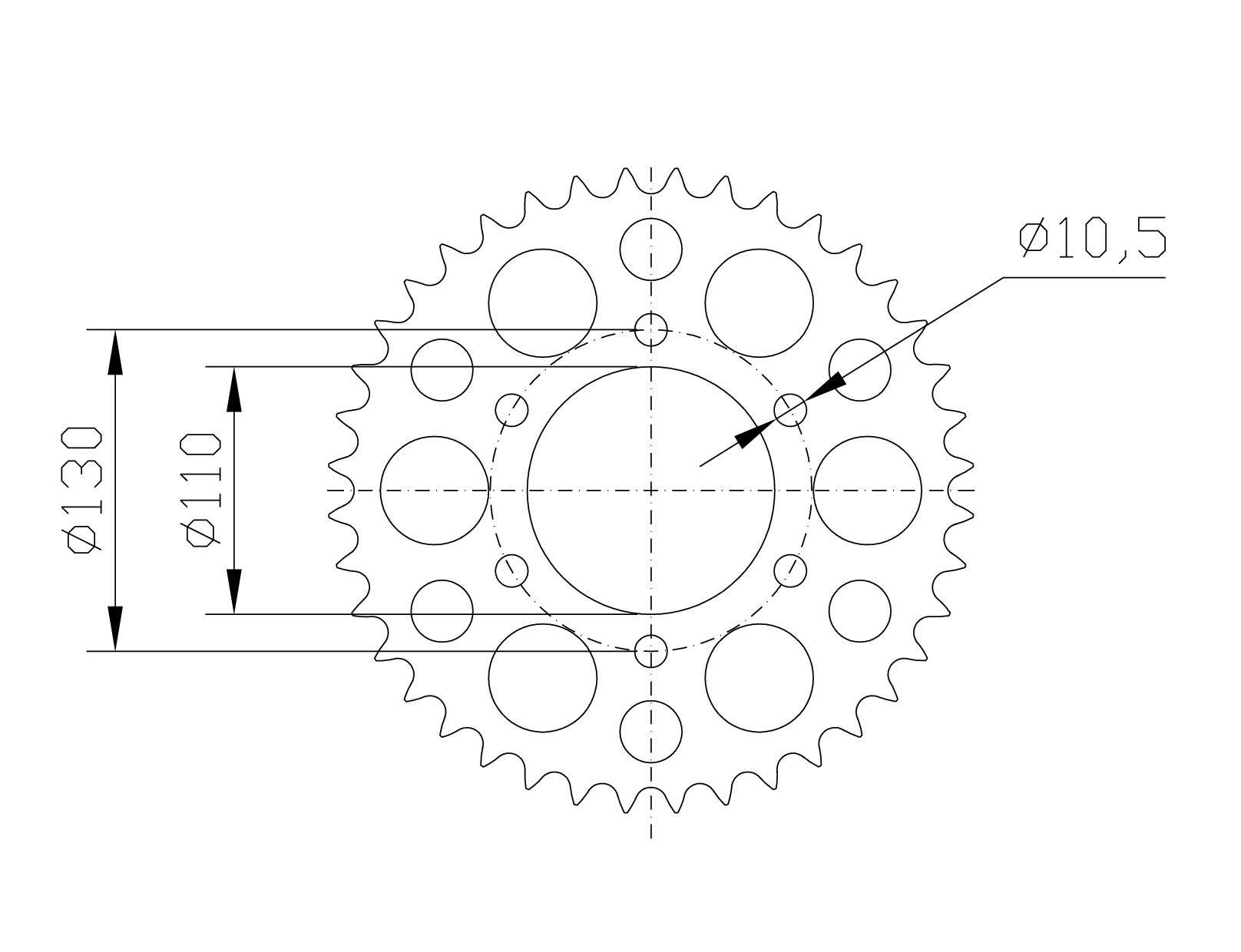 corona de Aluminio, YAMAHA Z-45