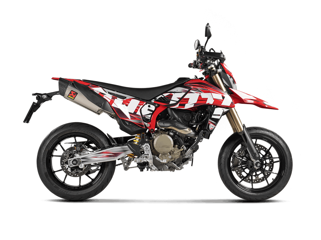 Akrapovic Slip-On Line (Titanium) Escape para Ducati Hypermotard 698 Mono / RVE, Año del modelo 2024-2025