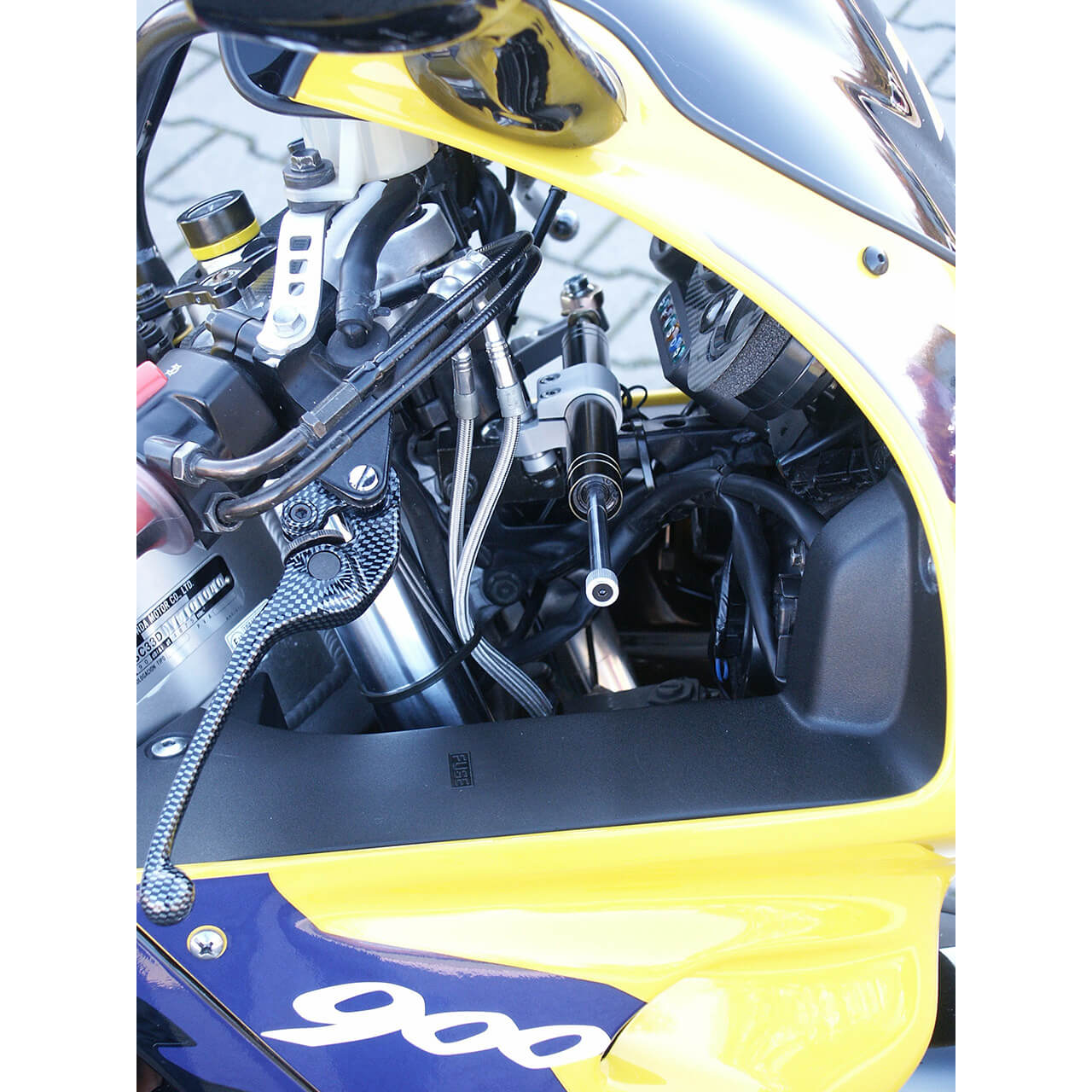 Kit de amortiguador de dirección LSL con homologación de componentes para Honda CBR900RR, 1992-1997, titanio
