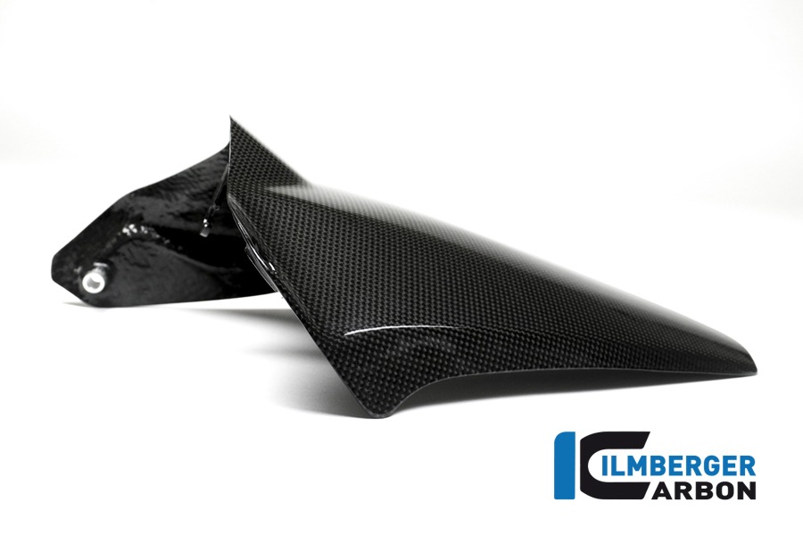 Guardabarros de carbono Ilmberger trasero versión larga, carbono brillo