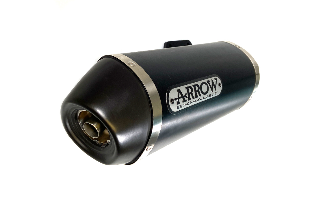 ARROW Silenciador DARK URBAN para Vespa Primavera I-GET 125 año modelo 2017-