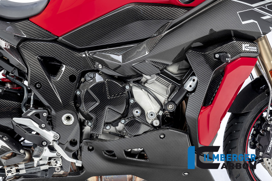 Cubierta del chasis de Carbono Ilmberger lado derecho, brillante, BMW S1000XR 2020- M1000XR 2024-