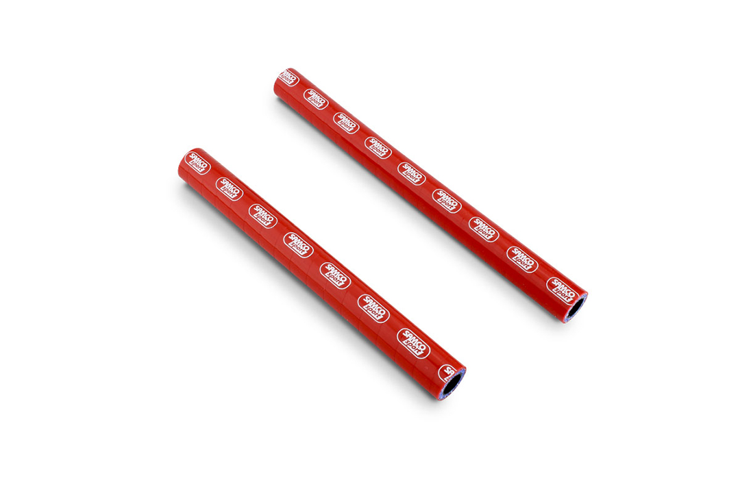 SAMCO SPORT Kit de latiguillo de aceite de silicona rojo para Aprilia Tuono V4 (R / RR / Factory), 2011-2025 y RSV4 1000 (R / RF / RR), 2009-2015 - OEM: 2x AP8106389