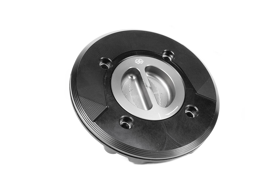 Tapa de depósito de combustible Gilles depósito de gasolina, negro-gris, FCAP-03-B, para MT09, MT07, YZF-R1, R7 y otros modelos Yamaha