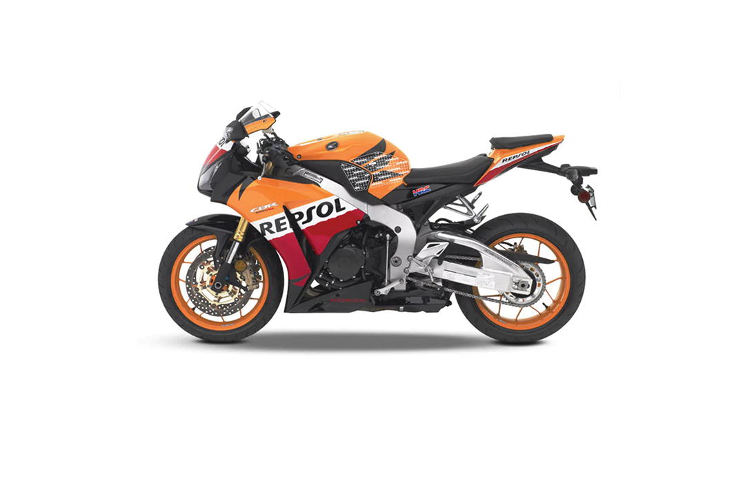Stompgrip Traction Pads transparentes, para Honda CBR1000RR, 2012-2016