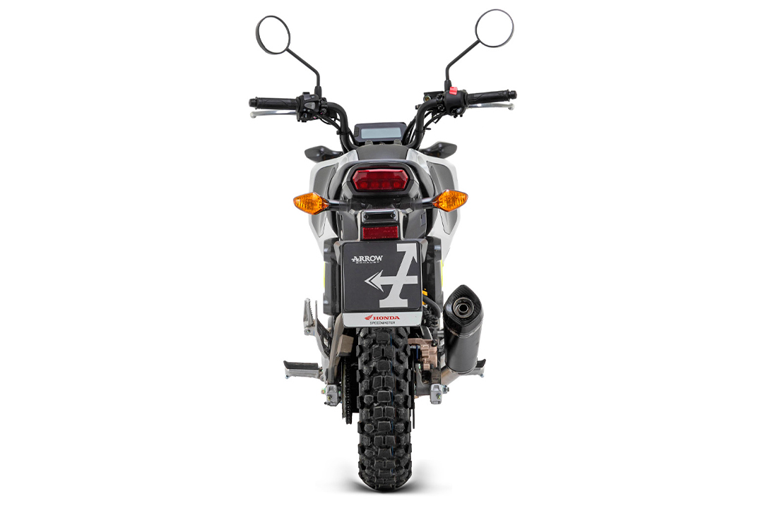 Escape ARROW X-KONE DARK para Honda MSX 125 Grom, año del modelo 2021-2024, Acero inoxidable