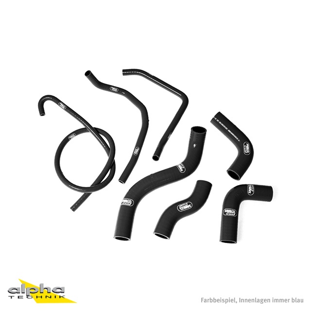 Kit de mangueras de silicona SAMCO SPORT negro para Kawasaki Z1000 años de modelo 2003-2006