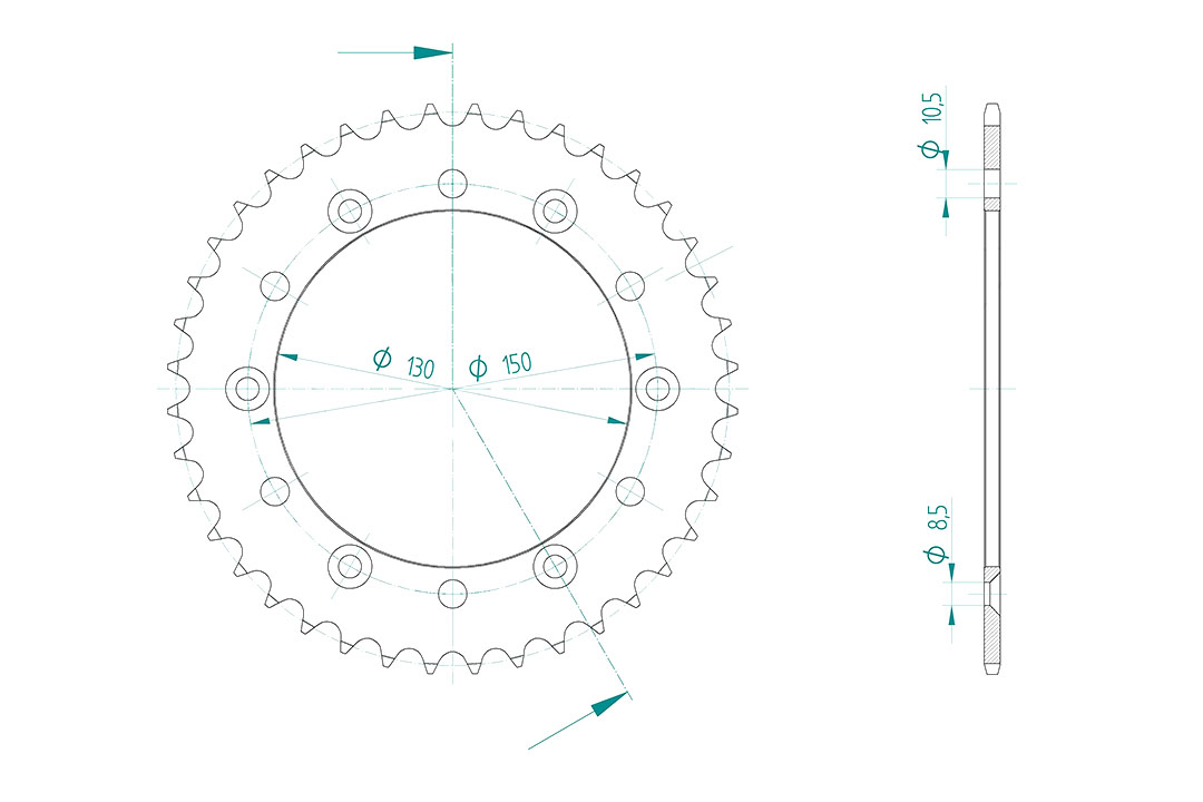 corona Aluminio, YAMAHA Z-41
