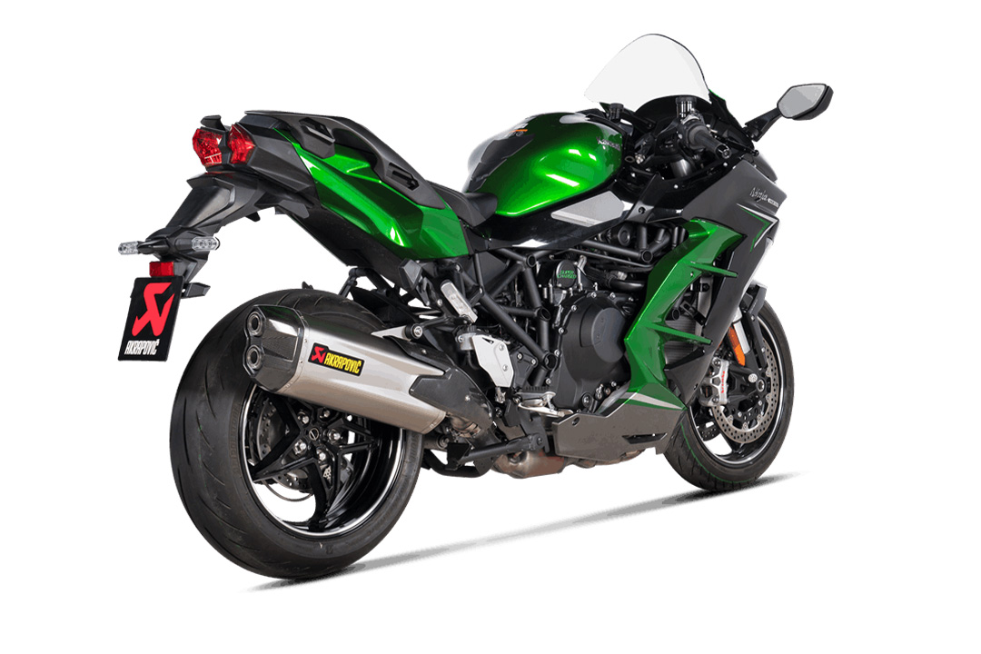 Escape Akrapovic Slip-On Line (Titanio) Kawasaki Ninja Z H2 SX a partir de 2021-2025