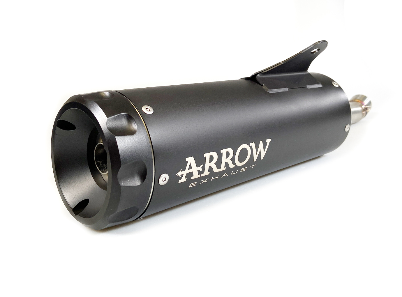 ARROW Escape REBEL DARK Slip-On con tapa final de aluminio para Yamaha XSR 125 año de modelo 2022-