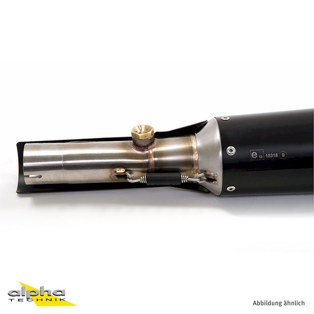 Sistema de escape completo ARROW REBEL para Yamaha XV950R 2014-2016, acero inoxidable