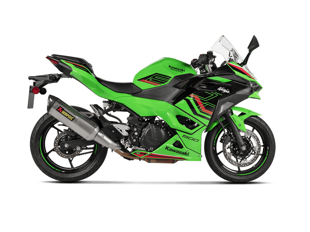 Akrapovic Slip-On Line (Titanio) Escape para Kawasaki Ninja 500, Z500, 2024-2025