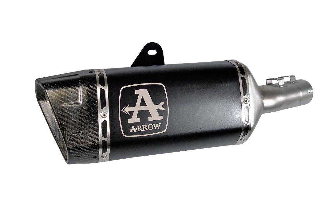 ARROW PISTA DARK Slip-On de Titanio para Honda CB750 Hornet Año del modelo 2023-