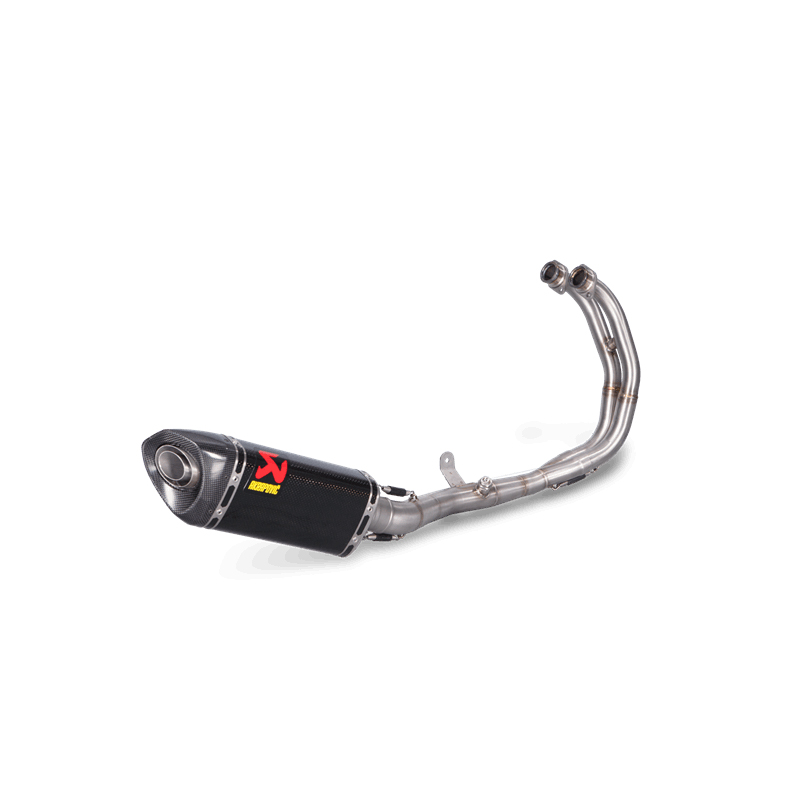 Línea Akrapovic Racing (Carbono) MT-03 sistema de escape para Yamaha MT-03 2016-, YZF-R25 2014-, YZF-R3 2015-