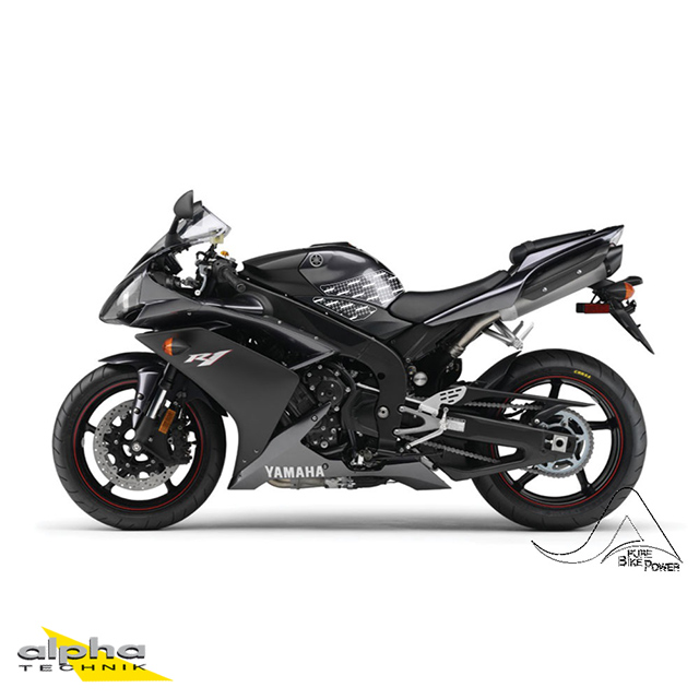 Stompgrip transparente, Volcano, para Yamaha YZF-R1, 2007-08