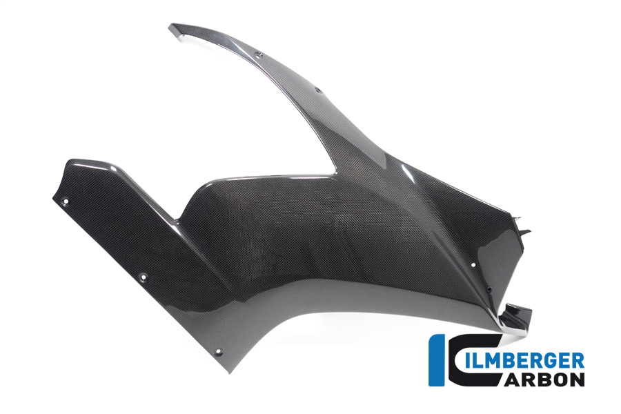 Pieza lateral de carenado de carbono Ilmberger preparada para Winglet lado derecho, brillante, Ducati Panigale V2 2020-