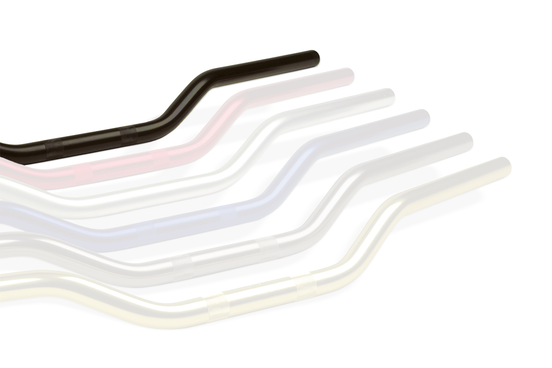 Manillar de aluminio TRW Superbike MCL100S en negro