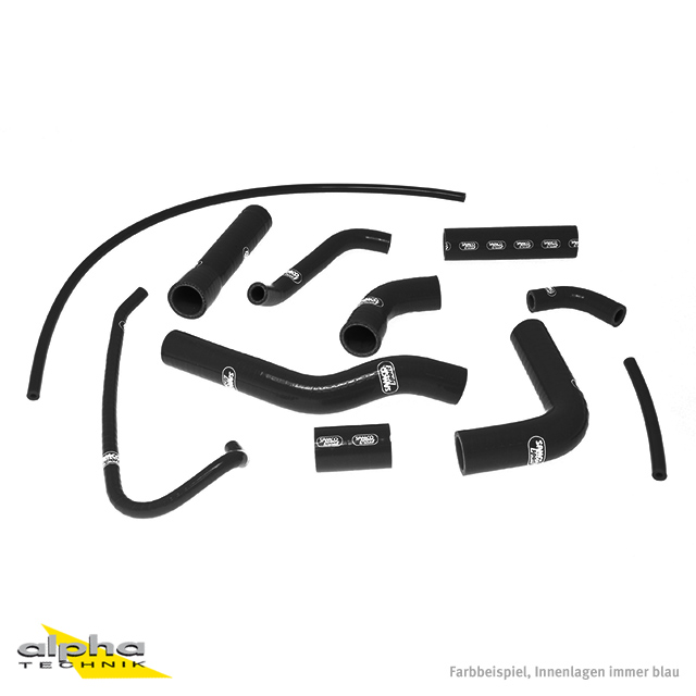 Kit de mangueras de silicona SAMCO SPORT negro para Yamaha YZF-R6 año del modelo 2006-2024
