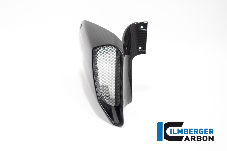 Carenado del conducto de admisión de aire de carbono Ilmberger lado derecho, brillante Ducati Diavel 1260, 2019-