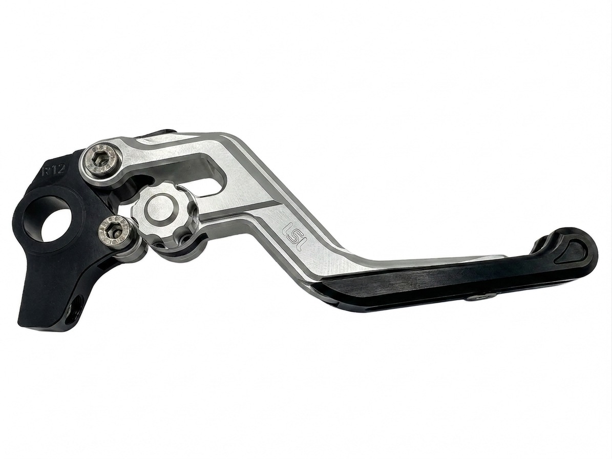 LSL ERGONIA Maneta de Freno R39R Plata/Plata/Negro