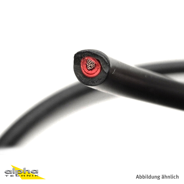 Cable de encendido negro, 5m