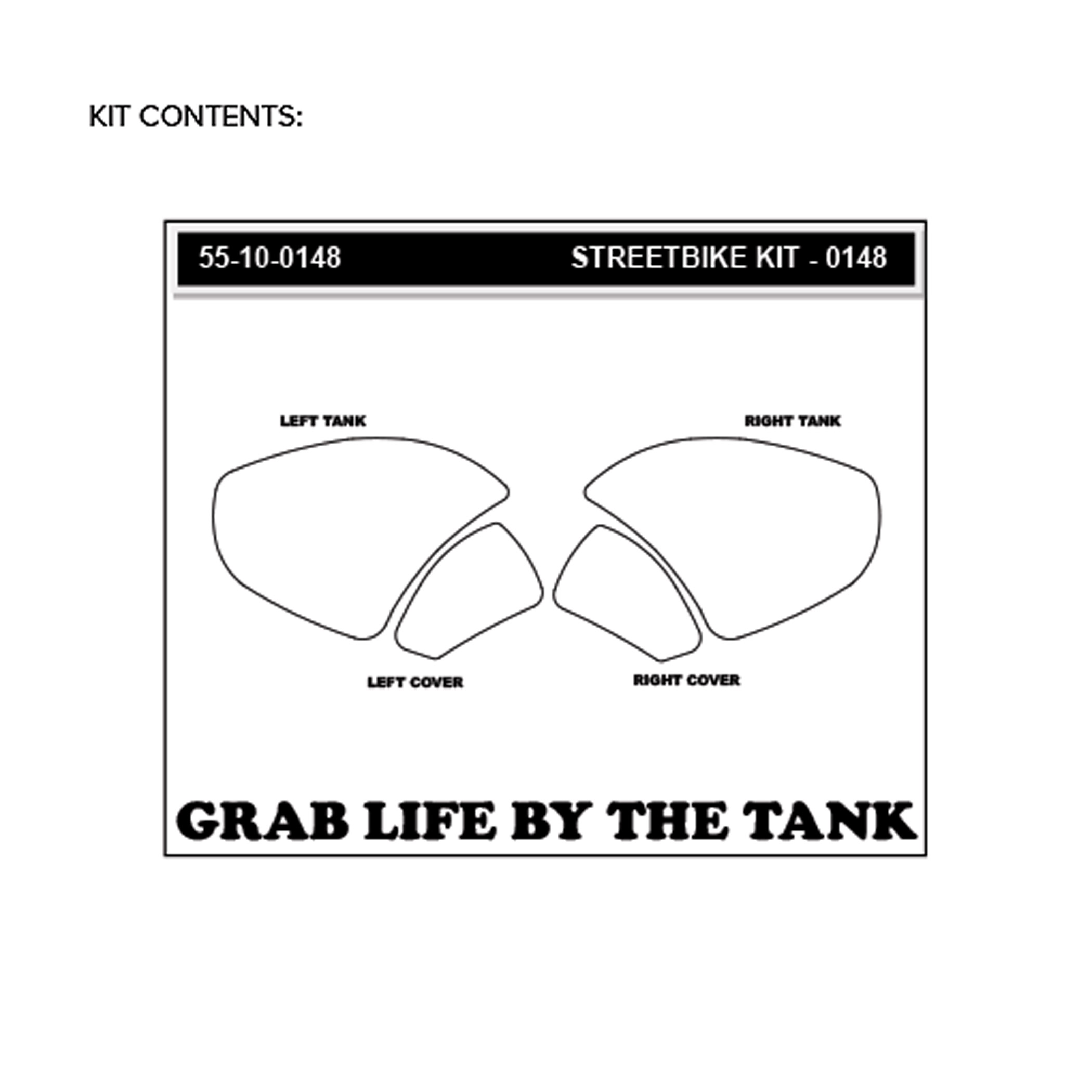 Stompgrip Traction Pads transparentes, para Ducati Panigale V4, Streetfighter V4, Superleggera V4 (ver lista de compatibilidad)