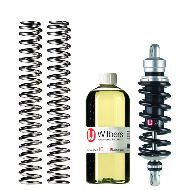 Kit de suspensión Wilbers Tipo 640 Adjustline para BMW G 310 R 16- Rebaje -40 mm