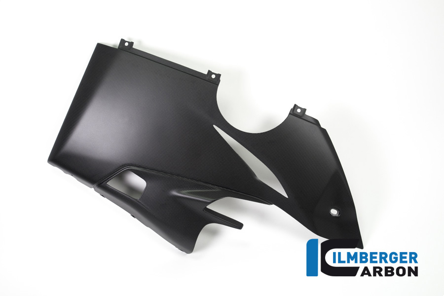 Carenado inferior de carbono Ilmberger lado izquierdo mate para Ducati Panigale V4 / V4S a partir de 2018