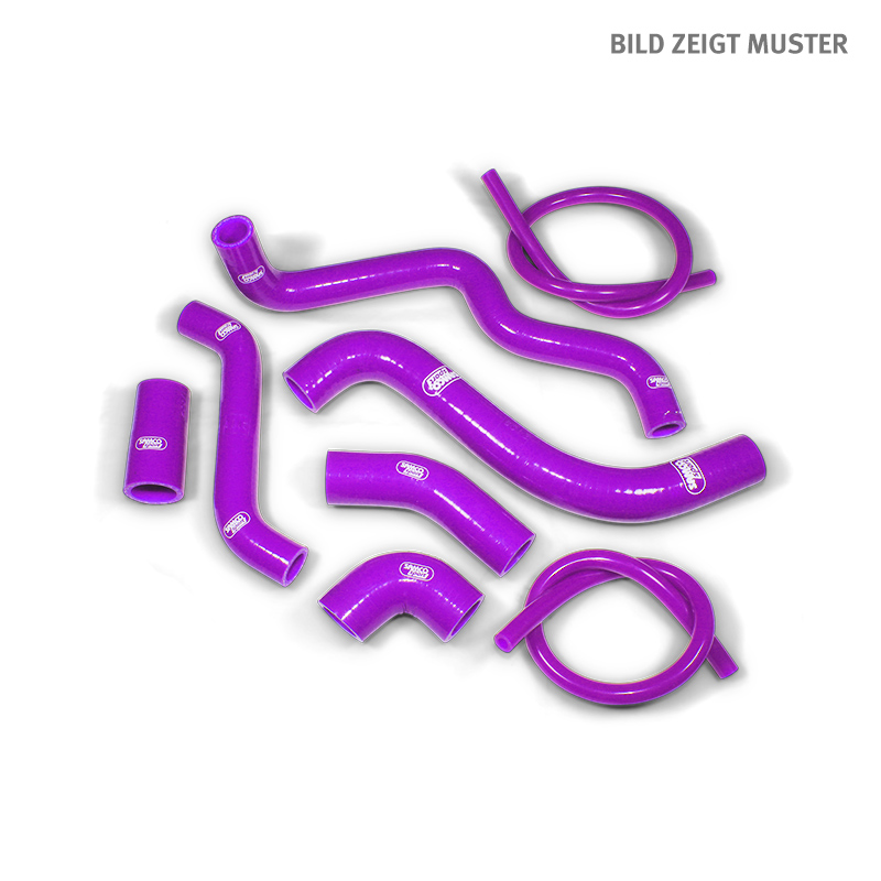 Kit de mangueras de silicona SAMCO SPORT violeta para Aprilia RSV1000 RSV1000 Tuono Año del modelo 1998-2005