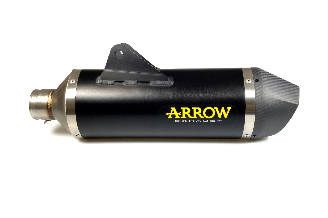 ARROW Silenciador DARK RACE-TECH para Husqvarna 701 Enduro / Supermoto año del modelo 2017-2022